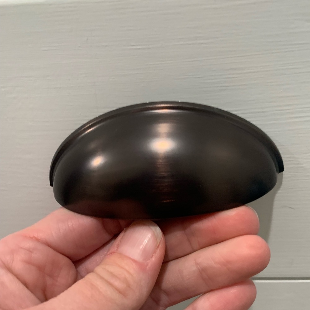 Box of 10, Oil rubbed Bronze, drawer pulls, for kitchen or furniture.
